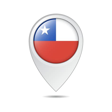 map location tag of Chile flag 16881377 Vector Art at Vecteezy