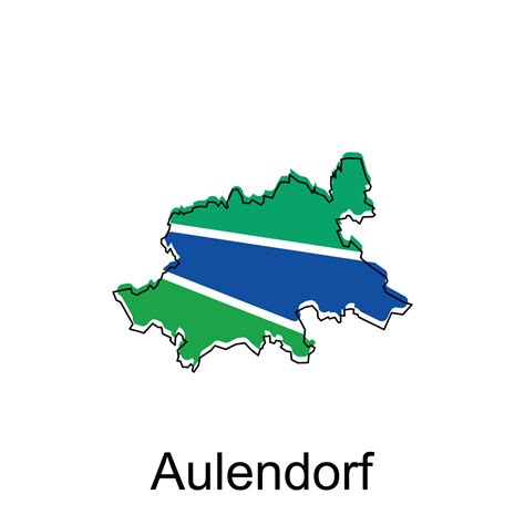 Aulendorf Mapa Vector Mapa De El Alemania Pa S Fronteras De Para Tu