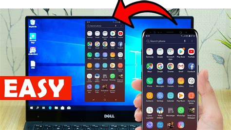 How To Display Android Phone Screen On Pc Windows 10 Youtube