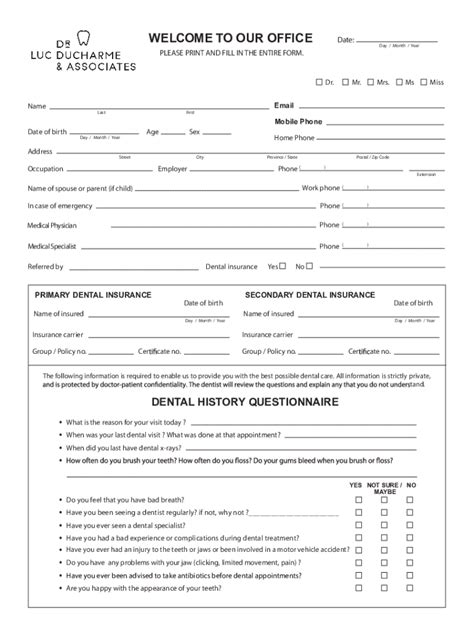 Fillable Online PLEASE PRINT AND FILL IN THE ENTIRE FORM Fax Email ... 