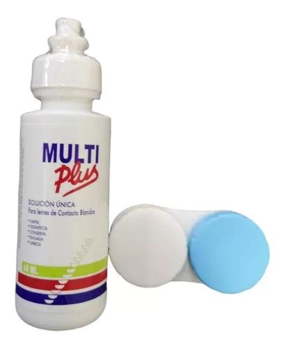 Multiplus Solución 60 Ml Para Lentes De Contacto Estuche Meses sin