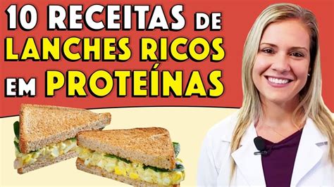 10 Receitas de Lanches Ricos em Proteínas FÁCEIS PORTÁTEIS e