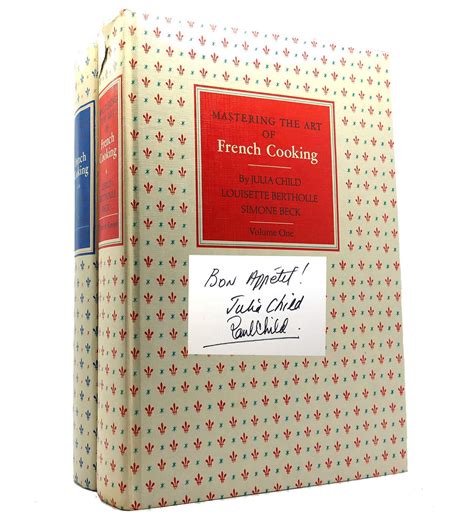 Mastering The Art Of French Cooking Vol 1 Signed 2 Volume Set Julia