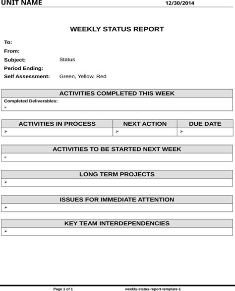 Accomplishment Report Sample Template