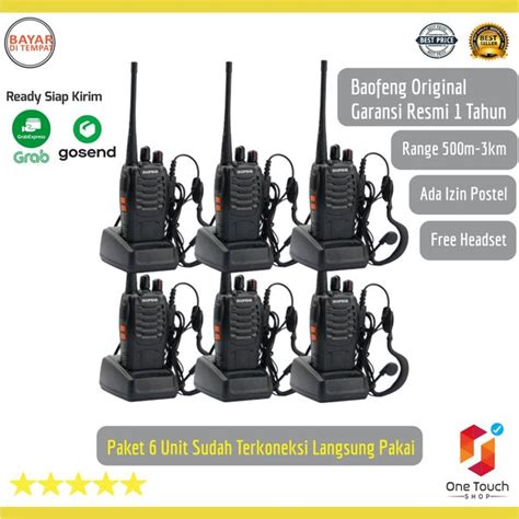 Jual Paket Pc Radio Komunikasi Dua Arah Ht Walkie Talkie Baofeng Bf