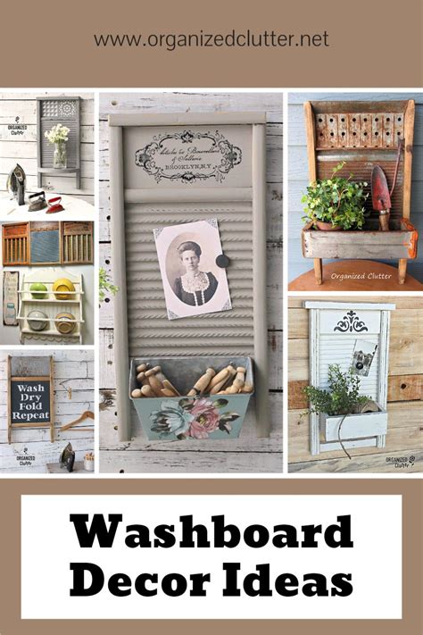 Washboard Upcycle Repurpose Projects For The Home Garden