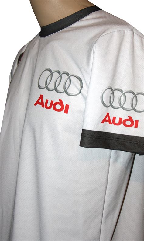 Audi S Line T Shirt With Logo And All Over Printed Picture T Shirts With All Kind Of Auto