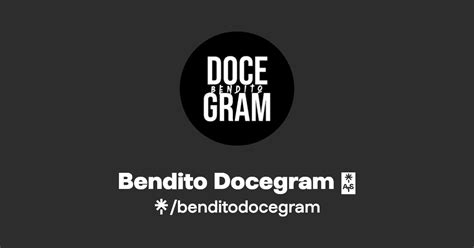 Bendito Docegram Instagram Facebook Linktree