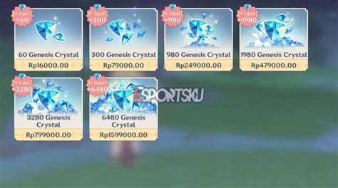 Harga Genesis Crystal Genshin Impact Cukup Beragam Esportsku