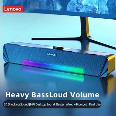 Lenovo Thinkplus Wireless Bluetooth Speaker6d Shocking Stereo Bass