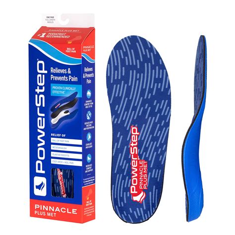 Buy Powerstep Pinnacle Plus Metatarsal Pain Orthotics Shoe Inserts