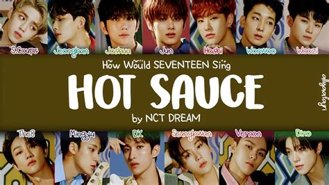 How Would SEVENTEEN Sing HOT SAUCE By NCT DREAM HAN ROM ENG LYRICS YouTube