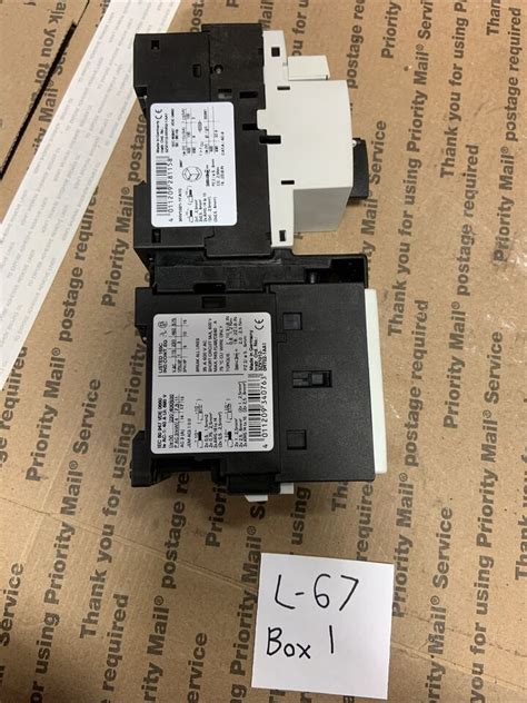 Siemens 3RT1025 1A Contactor Relay 3RV1021 1FA10 Siemens Motor