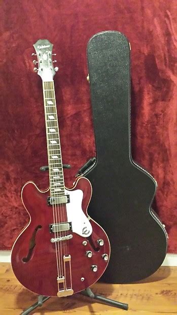 2006 Epiphone Riviera Cherry Peerless Factory Korea Tkl Hsc Reverb