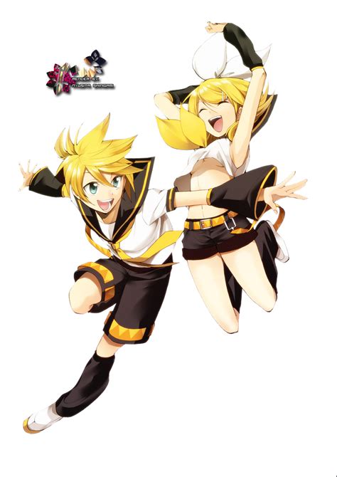 Len And Rin Kagamine Render By Nyusita Shinigami On Deviantart