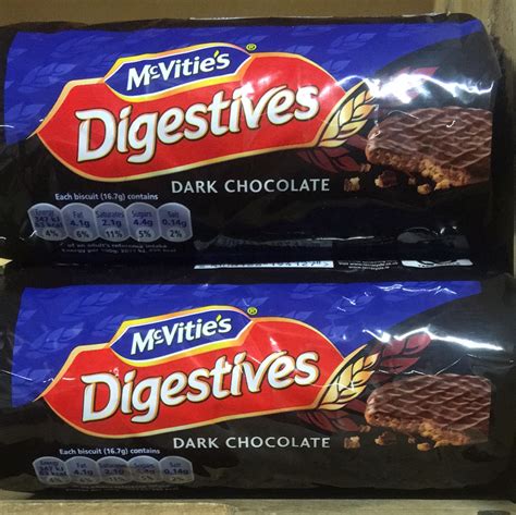 2x Mcvitie S Dark Chocolate Digestive Biscuits 2 Packs Of 266g And Low Price Foods Ltd