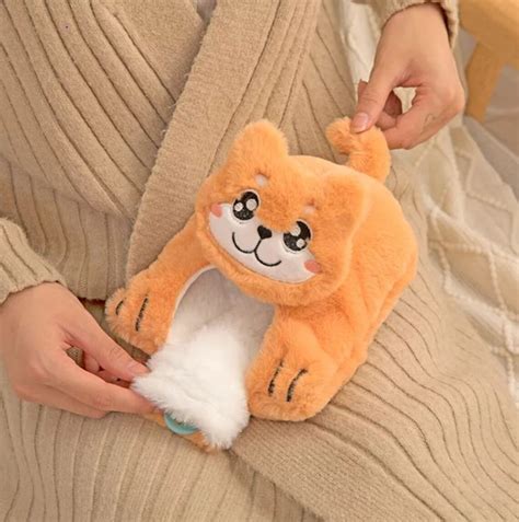 Cute Hot Water Bottle With Cover Set Etsy Uk