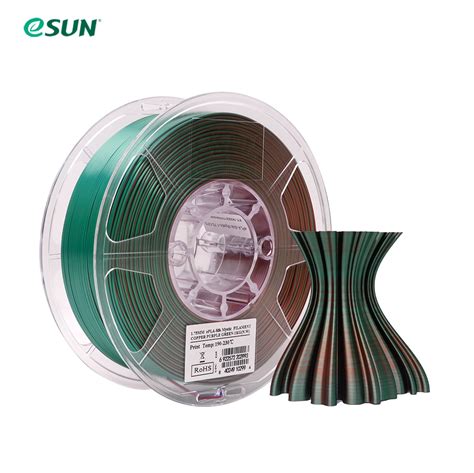 ESUN EPLA Silk Mystic Filament 1 75mm Copper Purple Green From