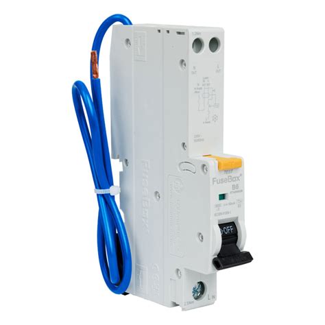 Fusebox RCBO 10A 30mA 6kA B Curve Type A RTA061030B