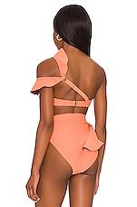 Andrea Iyamah Kiara Bikini Top In Peach Revolve