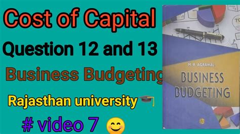 9 Cost Of Capital Question No 12 And 13 Cost Of Equity Share Bcom Final Year Business