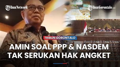 Tanggapan Timnas AMIN Terkait NasDem PPP Tak Serukan Hak Angket