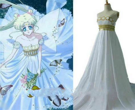 Sailor Moon Princess Serenity Tsukino Usagi Anime Cosplay Disfraz