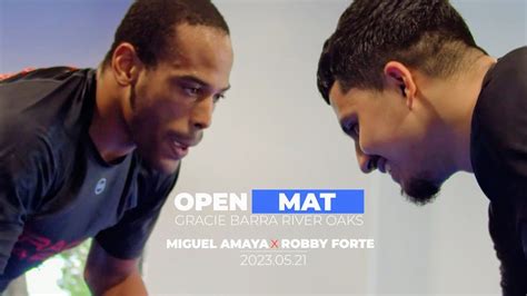 Open Mat Miguel V Robby Gracie Barra River Oaks Youtube