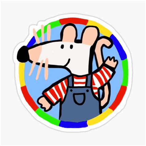 "Maizy Mouse Kids Book Character" Sticker for Sale by claireblevins | Redbubble