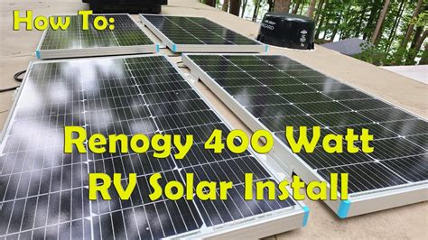 Renogy Rv Solar Installation Video How To Install Renogy Rv Solar