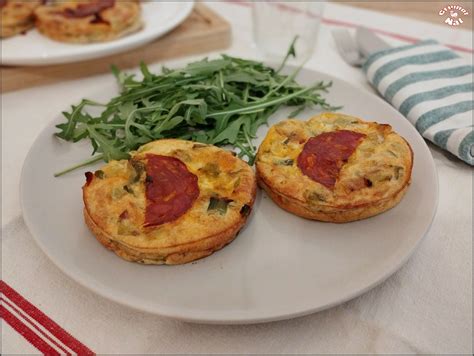 quiches sans pâte poireaux et chorizo IG Bas Grignot Nat