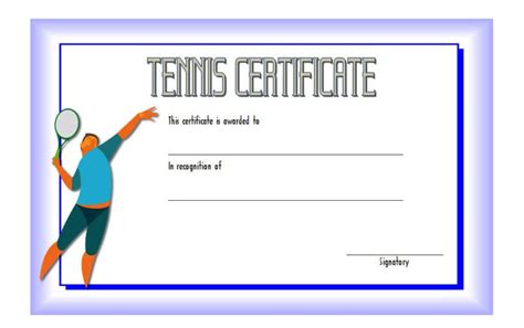 Printable Badminton Certificate Template Free Awards Oahubeachweddings