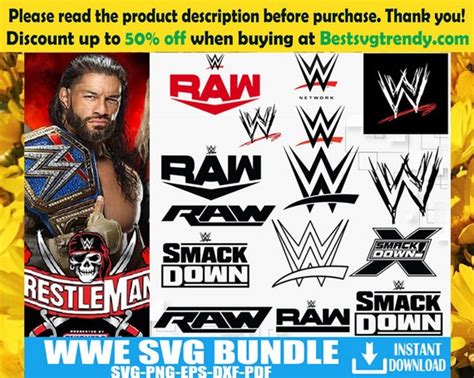 WWE Svg WWE Logo Svg Wrestling Svg Sport Svg Sport Logo - Etsy