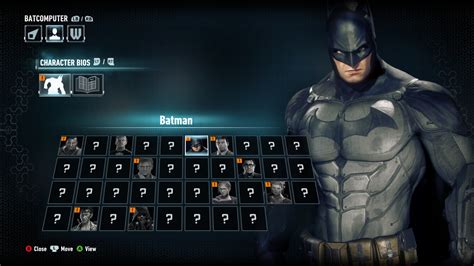 Arkham Origins Character Bios