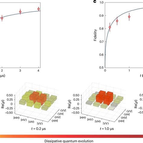 EF Via Dissipative Quantum Evolution A The Measured State Fidelity As