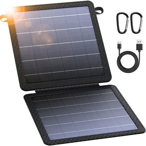 BLAVOR Solar şarj cihazı 10 W güneş paneli şarj cihazı katlanabilir