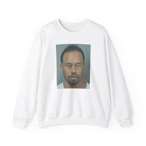 Tiger Woods Mugshot Sweatshirt - Bold and Iconic Design