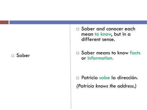 Ppt Saber Vs Conocer Powerpoint Presentation Free Download Id2379112