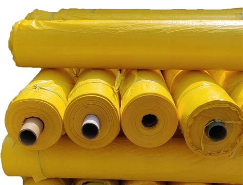 Knitted HDPE Yellow Tarpaulin Roll For Agriculture At Rs 120 Kg In Panipat