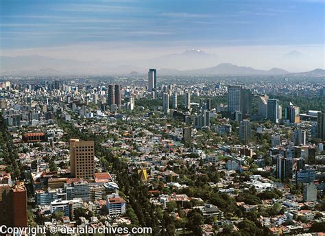 Aerial Photograph Of Polanco District Mexico City Aerial Archives