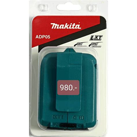 MAKITA ADP05 อะแดปเตอร์ USB สำหรับแบตลิเธี่ยมมากีต้า 18V (ไม่รวมแบต ...