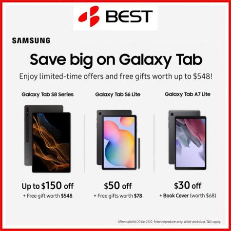 BEST Denki Samsung Galaxy Tab Promotion Up To 150 OFF Valid Until 20