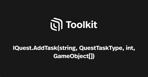 Iquest Addtask Spatial Creator Toolkit