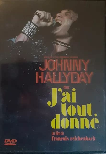 DVD JOHNNY HALLYDAY J ai tout donné séquences avec Sylvie VARTAN