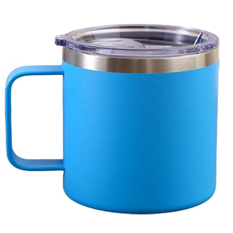 Travelwant 12oz Coffee Mug Vacuum Insulated Camping Mug With Lid Double Wall Stainless Steel