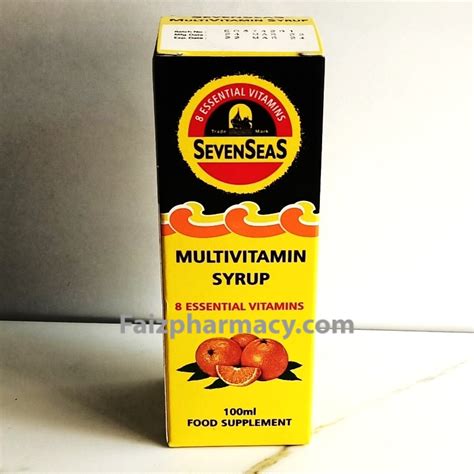 Sevenseas Multivitamin Syrup Orange 100ml Faiz Pharmacy Mombasa Kenya