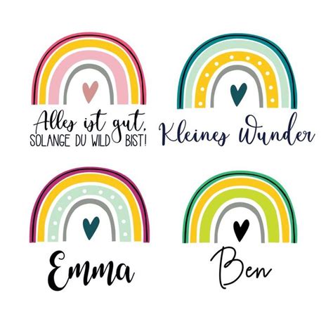 Plotterfreebie Regenbogen I Silhouette Cameo I Diy I Plotten I Familie