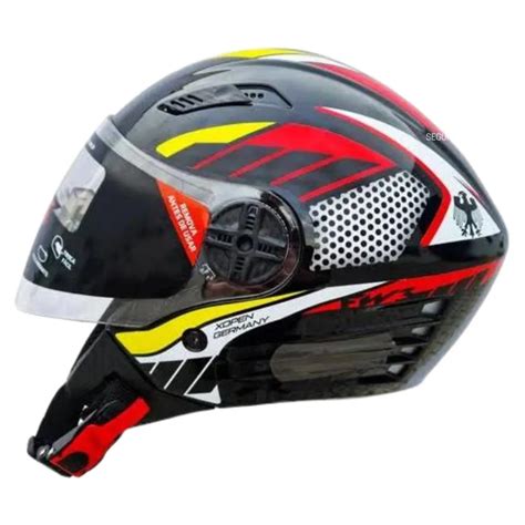 Kiko Motos Pe As Capacetes Capacete Fw X Open Paises Germany Preto