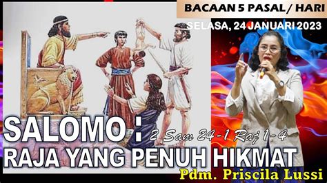 Salomo Raja Yang Penuh Hikmat5 Pasal Per Hari 2 Sam 24 I Raj 1