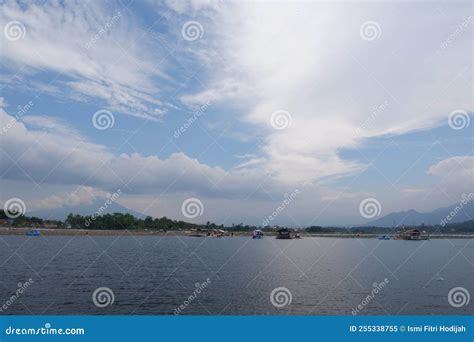 Beautiful View Of Bagendit Lake In Garut West Java Indonesia Stock